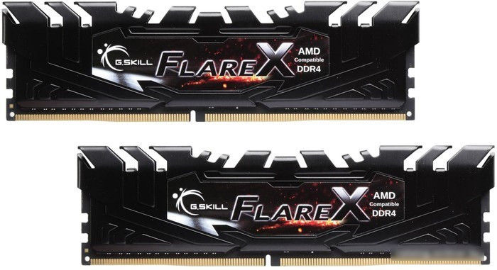 Оперативная память G.Skill Flare X 2x8GB DDR4 PC4-25600 F4-3200C16D-16GFX - фото 1 - id-p223162439