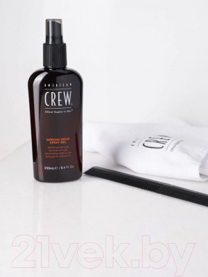 Спрей для укладки волос American Crew Classic Medium Hold Spray Gel средней фиксации - фото 2 - id-p223166341