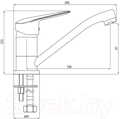 Смеситель Deante Boro BMO 026M - фото 2 - id-p223166528