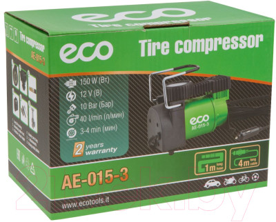 Автомобильный компрессор Eco AE-015-3 - фото 6 - id-p223168708
