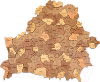 Пазл EWA Карта Рэспублікі Беларусь