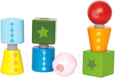 Развивающая игрушка Hape Закручивающиеся кубики / E0416-HP - фото 1 - id-p223175323