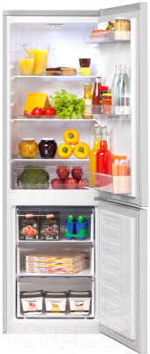Холодильник с морозильником Beko RCSK270M20S - фото 2 - id-p223166665