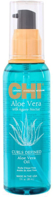 Масло для волос CHI Aloe Vera With Agave Nectar с алоэ и шелком - фото 1 - id-p223166671