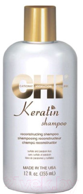 Шампунь для волос CHI Keratin Reconstructing восстанавливающий - фото 1 - id-p223178814