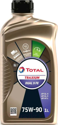 Трансмиссионное масло Total Traxium Dual 9 FE 75W90 / 214145 - фото 1 - id-p223168869