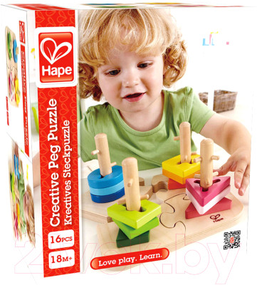 Развивающая игрушка Hape Творческая головоломка / E0411-HP - фото 4 - id-p223175415