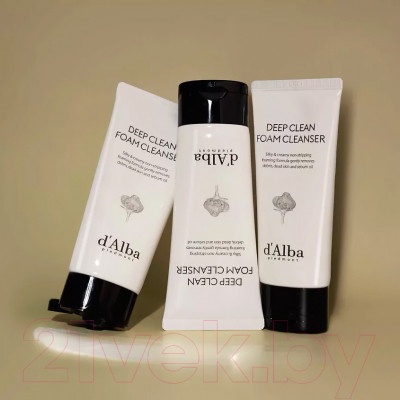 Пенка для умывания d'Alba White Truffle Deep Clean Foam Cleanser - фото 6 - id-p223185521