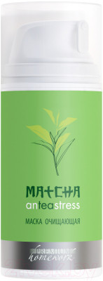 Маска для лица кремовая PREMIUM Homework Matcha Anteastress Очищающая - фото 1 - id-p223179922