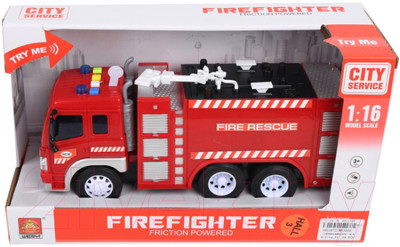 Автобус игрушечный Феникс Тойз Пожарная машина / 1000559 - фото 2 - id-p223170362