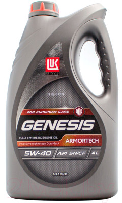 Моторное масло Лукойл Genesis Armortech 5W40 SN/CF 1539424/3148675 - фото 1 - id-p223182739