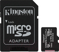 Карта памяти Kingston Canvas Select Plus 100R microSDXC Class10 UHS-I U1 V10 A1 128GB