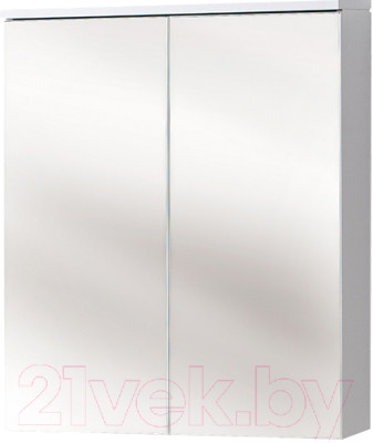 Шкаф с зеркалом для ванной Акваль Сиена 60 / СИЕНА.04.60.60.N - фото 1 - id-p223168314