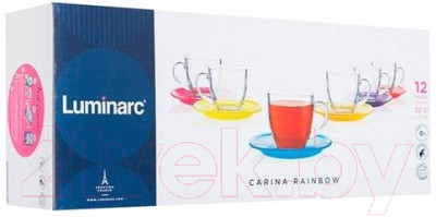 Набор для чая/кофе Luminarc Carine Rainbow N4217 - фото 4 - id-p223169612
