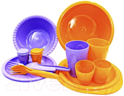 Набор пластиковой посуды Следопыт Weekend PF-CWS-PS01 - фото 1 - id-p223183769