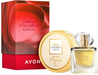 Парфюмерный набор Avon Today Парфюмерная вода 50мл+Крем для тела 150мл - фото 1 - id-p223180358