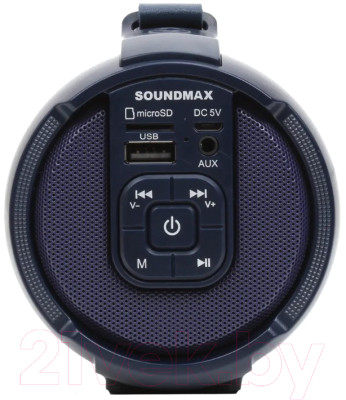 Портативная колонка SoundMax SM-PS5020B - фото 3 - id-p223181063
