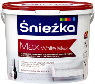 Краска Sniezka Max White Latex - фото 1 - id-p223167701
