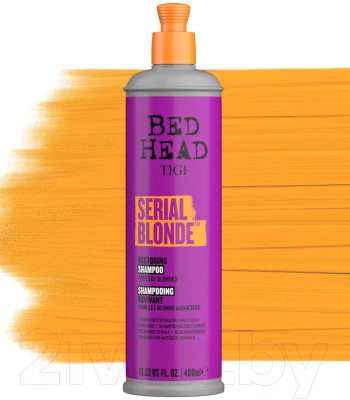 Шампунь для волос Tigi Bed Head Serial Blonde Восстанавливающий для блондинок - фото 4 - id-p223181806