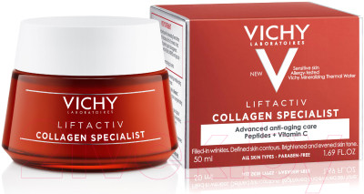 Крем для лица Vichy Liftactiv Collagen Specialist дневной - фото 3 - id-p223186050