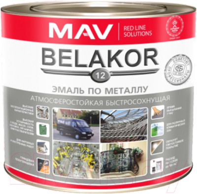 Эмаль MAV Belakor-12 Ral 7040 - фото 1 - id-p223184685