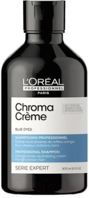 Оттеночный шампунь для волос L'Oreal Professionnel Serie Expert Chroma Cream Синий - фото 1 - id-p223177470
