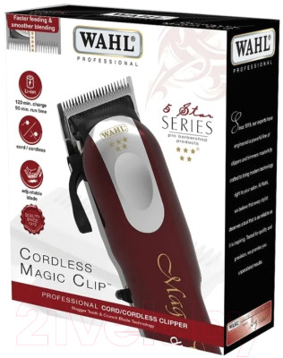 Машинка для стрижки волос Wahl Hair Clipper Magic Clip Cordless 5V / 8148-2316H - фото 7 - id-p223168571