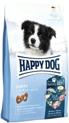 Сухой корм для собак Happy Dog Puppy fit & vital для щенков от 4 нед до 6 мес. / 60991 - фото 1 - id-p223175721