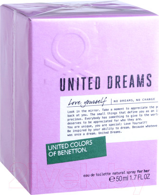 Туалетная вода United Colors of Benetton United Dreams Love Yourself - фото 2 - id-p223181846