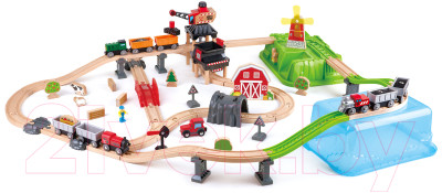 Железная дорога игрушечная Hape Сельский поезд / E3772_HP - фото 2 - id-p223169822