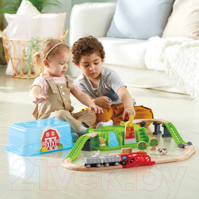 Железная дорога игрушечная Hape Сельский поезд / E3772_HP - фото 4 - id-p223169822
