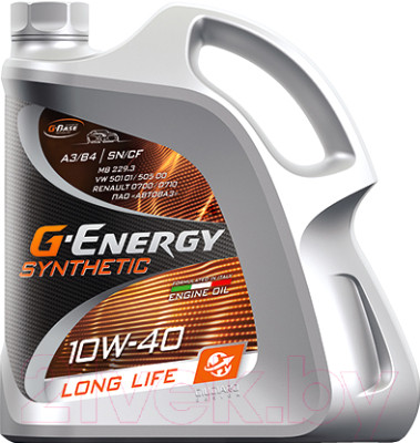 Моторное масло G-Energy Synthetic Long Life 10W-40 / 253142396 - фото 1 - id-p223178131
