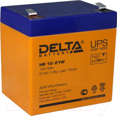Батарея для ИБП DELTA HR 12-21W - фото 1 - id-p223174984