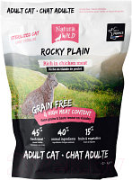 Сухой корм для кошек Natura Wild Cat Rocky Plain Adult Sterilized с курицей / 585147