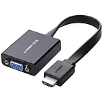 Переходник конвертер HDMI - VGA + AUX с питанием UGREEN MM103-40248