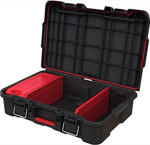 Ящик для инструментов с клипсами Keter Stack'N'Roll , Чёрный/ красный - фото 5 - id-p191638569