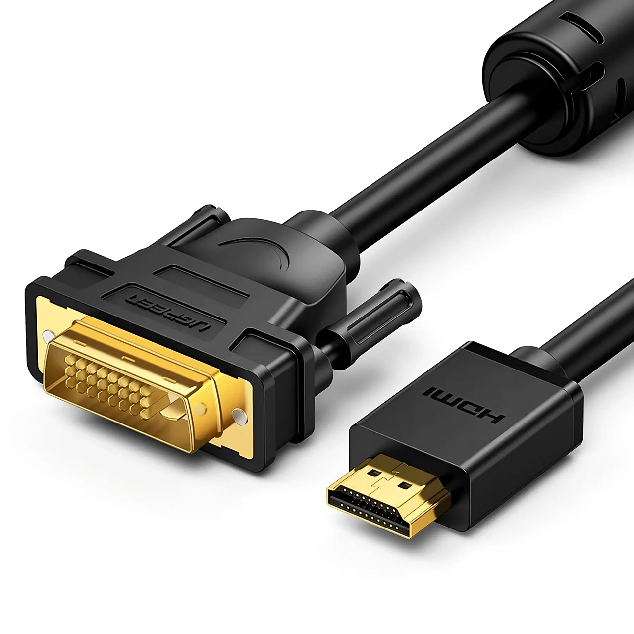 Кабель HDMI - DVI-D UGREEN HD106-11150 1.5м, черный - фото 1 - id-p223009686