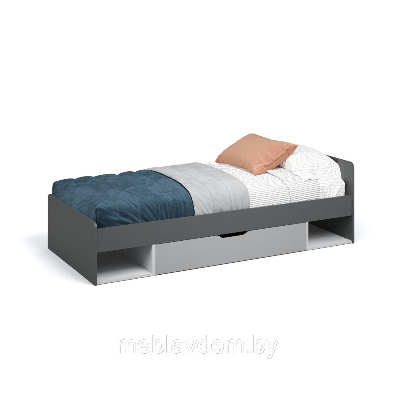 Кровать с ящиком Система Квадро - фото 1 - id-p223192170