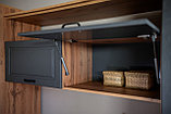 Шкаф навесной с полкой Система Лацио Сканди Вотан/Сканди графит, фото 3