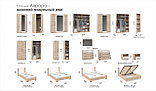 Кровать Аврора с основанием 160х200 дуб Сонома/белый, фото 6