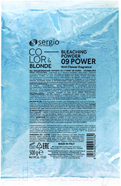 Порошок для осветления волос Sergio Professional 9+ Color&Blonde - фото 1 - id-p223193234