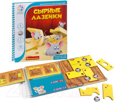 Игра-головоломка Bondibon Сырные лазейки ВВ1054 - фото 3 - id-p223194660