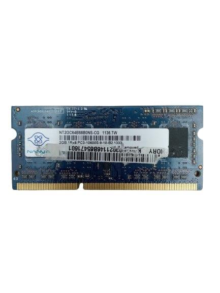 Оперативная память SO-DDR3 RAM 2GB PC-10600 Nanya (с разбора) - фото 1 - id-p222999849