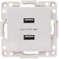 Розетка EKF PROxima Стокгольм EYR16-028-10-2USB