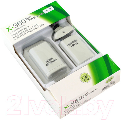 Зарядный комплект для геймпада Sipl Для Xbox 360 / KX7B - фото 3 - id-p223201478