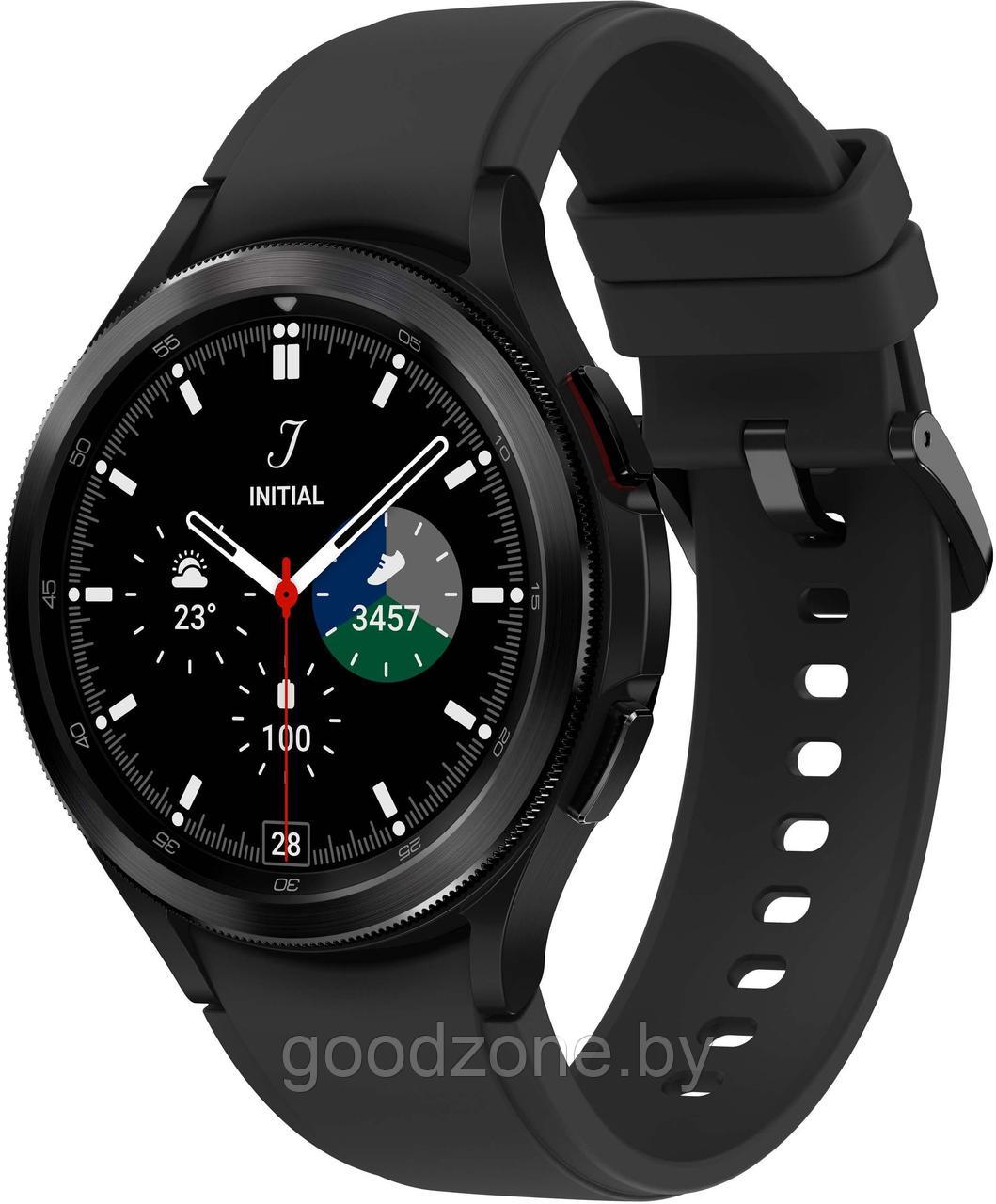 Умные часы Samsung Galaxy Watch4 Classic 46мм (черный) - фото 1 - id-p223210507