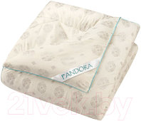 Одеяло PANDORA Овечья шерсть тик стандартное 140x205