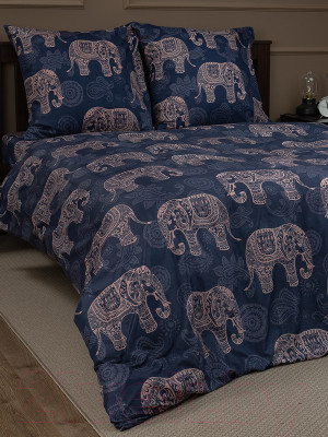 Комплект постельного белья Amore Mio Мако-сатин Elephants Микрофибра 2сп / 92998 - фото 3 - id-p223195772