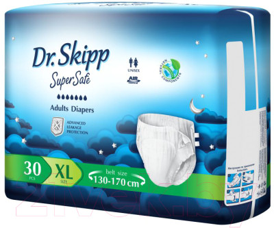 Подгузники для взрослых Dr.Skipp Super Safe XL4 - фото 1 - id-p223197657