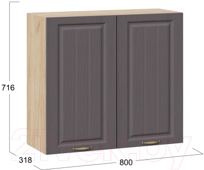 Шкаф навесной для кухни ТриЯ Лина 1В8 - фото 3 - id-p223195781